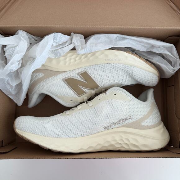 New Balance Fresh Foam Arishi v4 Shoes Womens 10 Beige Running Athletic Sneakers - Picture 10 of 11